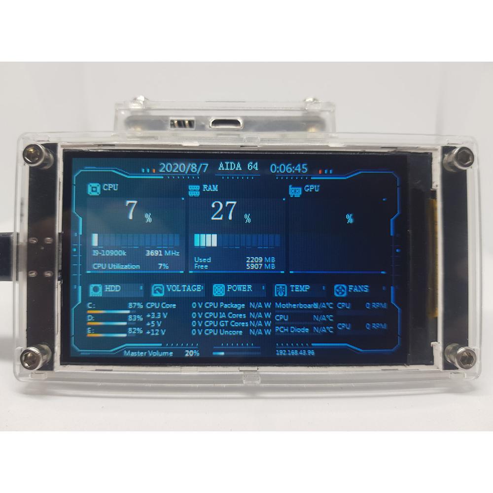 Nvarcher IPS LCD  ÷, USB   ..